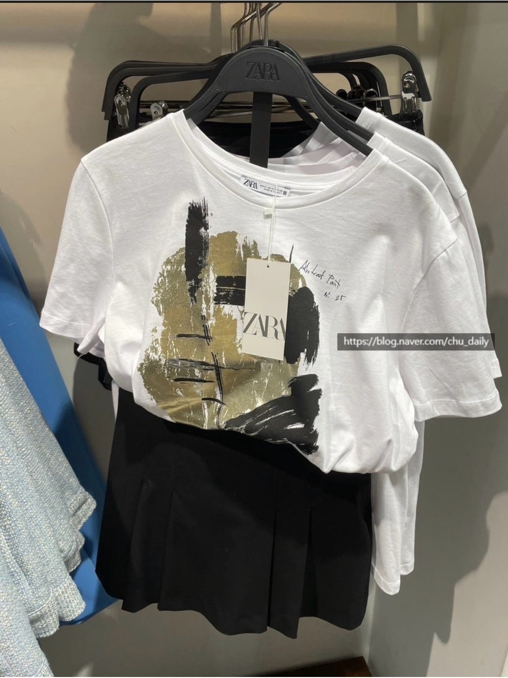 Zara Black Pleated Mini skort with Tag